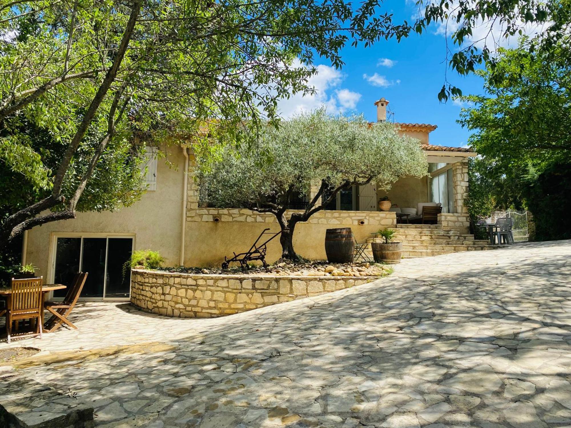 Magnifique Villa Typique Du Sud Avec Piscine Privee Et Jardin Mediterraneen Saint-Vincent-de-Barbeyrargues Exterior foto